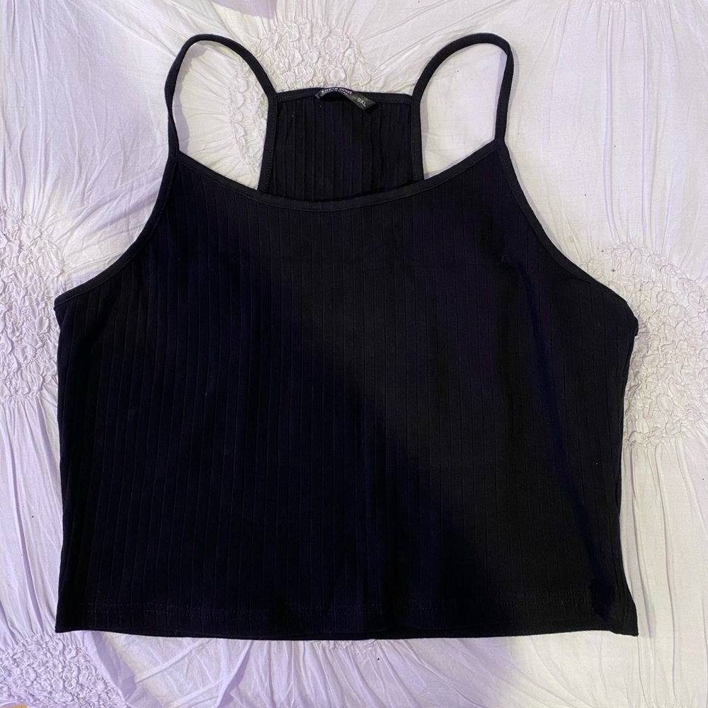 Solid Rib-Knit Cami Top